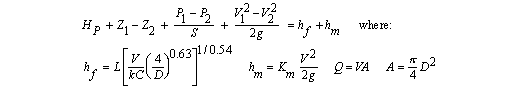 Design Of Circular Water Pipes Using Hazen Williams Equation